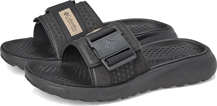 Columbia Peakfreak Roam Slide Women's Sandals Black/Oxford Tan : 7 B - Medium, Rubber
