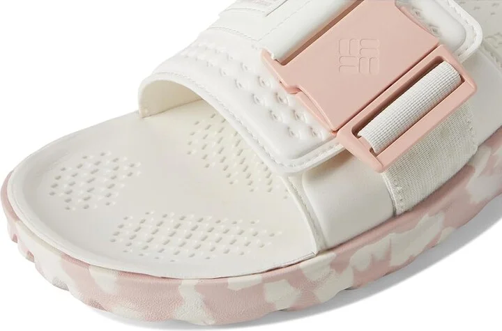 Columbia Peakfreak Roam Slide Women's Sandals Sea Salt/Pink Haze : 7 B - Medium, Rubber - Image 7