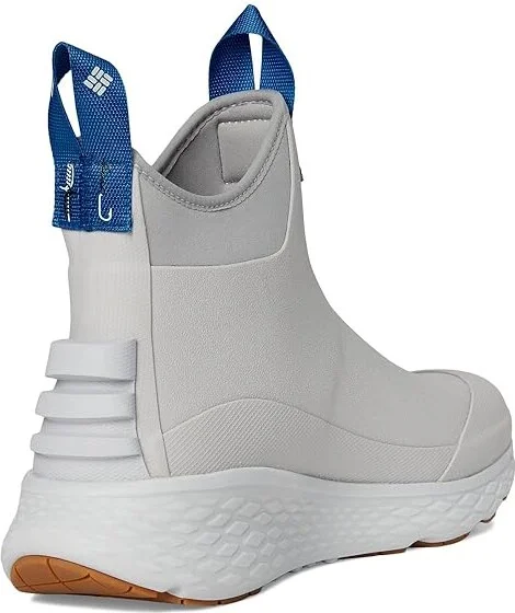 Columbia PFG Pro Sport Boots Men's Rain Boots Grey Ice/Vivid Blue : 7 D - Medium, Canvas - Image 4