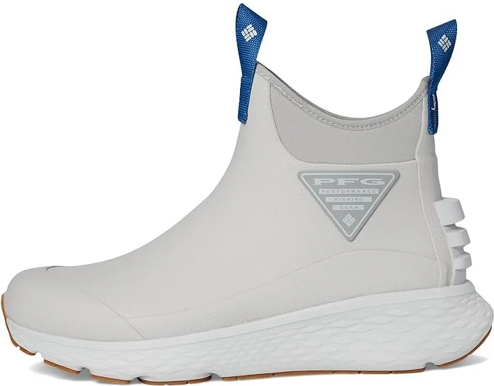 Columbia PFG Pro Sport Boots Men's Rain Boots Grey Ice/Vivid Blue : 7 D - Medium, Canvas - Image 6