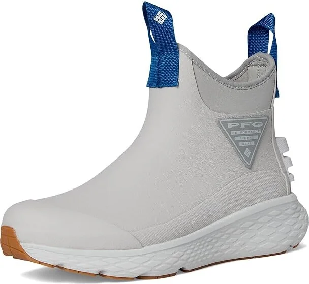 Columbia PFG Pro Sport Boots Women's Rain Boots Grey Ice/Vivid Blue : 8 B - Medium, Rubber - Image 5