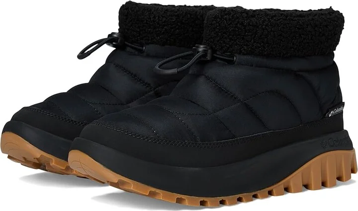 Columbia Snowtrot Shorty Women's Snow Shoes Black/Sea Salt : 5 B - Medium