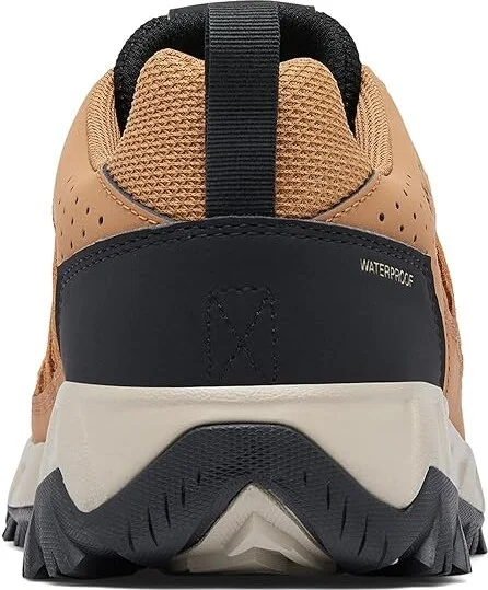 Columbia Strata Trail Low Waterproof Men's Climbing Shoes Elk/Spice : 12 D - Medium, Suede/Textile - Image 4