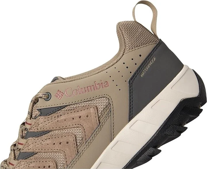 Columbia Strata Trail Low Waterproof Men's Climbing Shoes Pebble/Spice : 9.5 D - Medium, Suede/Textile - Image 7