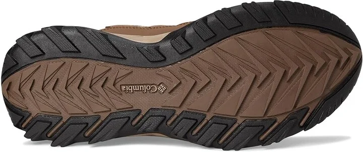 Columbia Strata Trail Mid Waterproof Men's Climbing Shoes Dark Brown/Khaki II : 10.5 D - Medium, Suede/Textile - Image 3