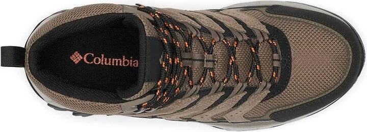 Columbia Strata Trail Mid Waterproof Men's Climbing Shoes Mud/Desert Sun : 14 D - Medium, Suede/Textile - Image 2