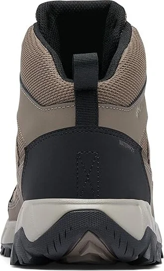 Columbia Strata Trail Mid Waterproof Men's Climbing Shoes Mud/Desert Sun : 14 D - Medium, Suede/Textile - Image 4