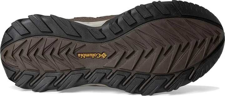Columbia Strata Trailtm Low Men's Shoes Cordovan/Golden Yellow : 10 D - Medium, Leather - Image 3