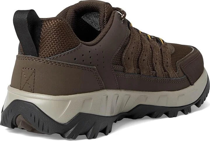 Columbia Strata Trailtm Low Men's Shoes Cordovan/Golden Yellow : 10 D - Medium, Leather - Image 4