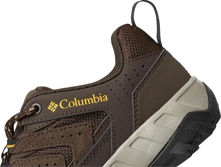 Columbia Strata Trailtm Low Men's Shoes Cordovan/Golden Yellow : 10 D - Medium, Leather - Image 7