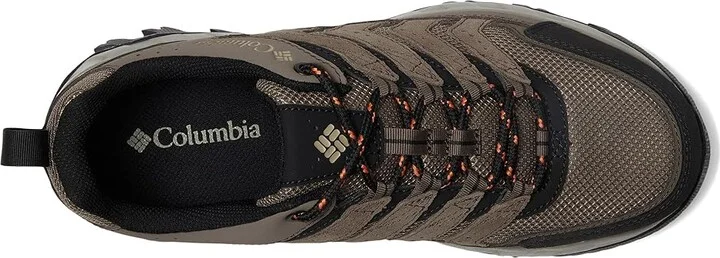 Columbia Strata Trailtm Low Men's Shoes Mud/Tangy Orange : 11 E - Wide, Leather - Image 2