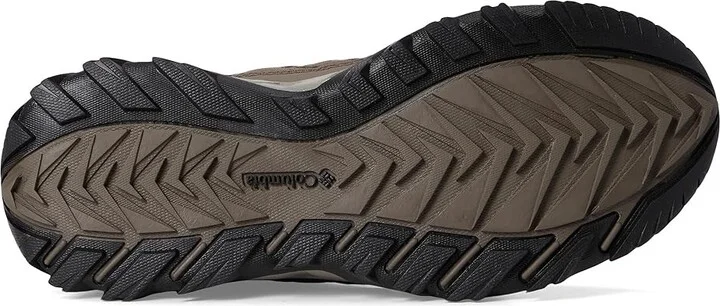 Columbia Strata Trailtm Low Men's Shoes Mud/Tangy Orange : 11 E - Wide, Leather - Image 3