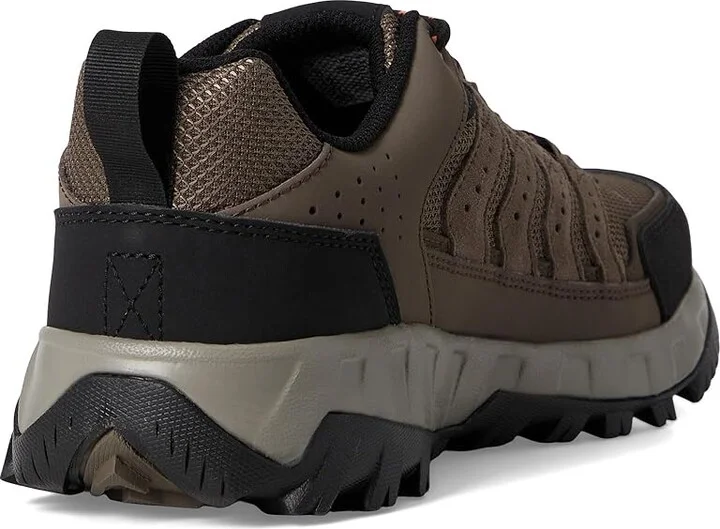Columbia Strata Trailtm Low Men's Shoes Mud/Tangy Orange : 11 E - Wide, Leather - Image 4