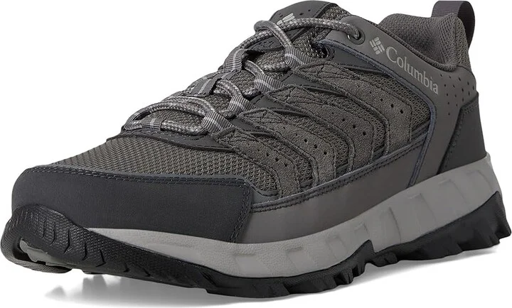 Columbia Strata Trailtm Low Men's Shoes Mud/Tangy Orange : 11 E - Wide, Leather - Image 11