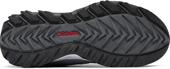 Columbia Strata Trailtm Low Men's Shoes TI Grey Steel/Mountain Red : 10 D - Medium, Leather - Image 3