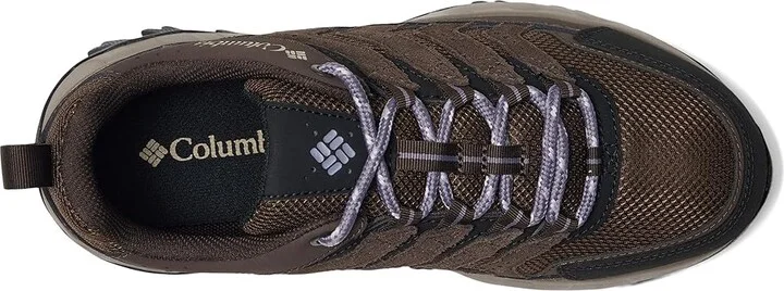 Columbia Strata Trailtm Low Women's Shoes Cordovan/Granite Purple : 10 B - Medium, Leather/Rubber - Image 2