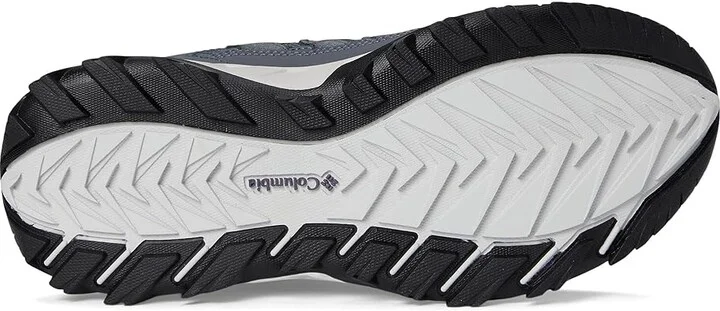 Columbia Strata Trailtm Low Women's Shoes Graphite/Vapor : 9.5 D - Wide, Leather/Rubber - Image 3