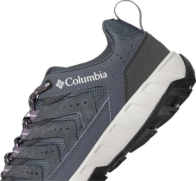 Columbia Strata Trailtm Low Women's Shoes Graphite/Vapor : 9.5 D - Wide, Leather/Rubber - Image 7