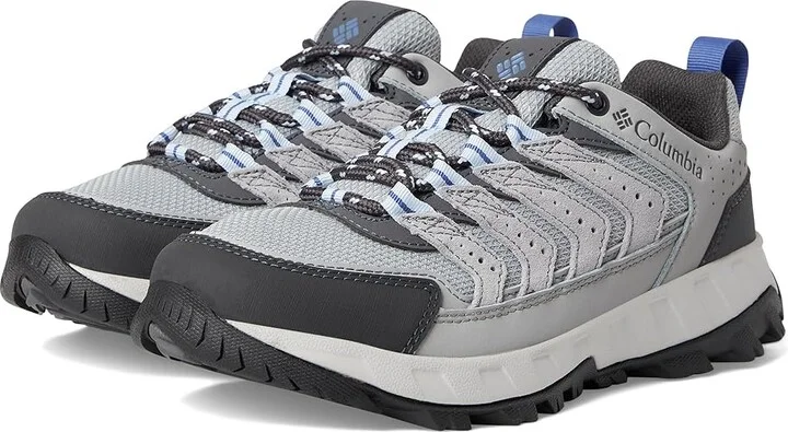 Columbia Strata Trailtm Low Women's Shoes Steam/Eve : 10 B - Medium, Leather/Rubber