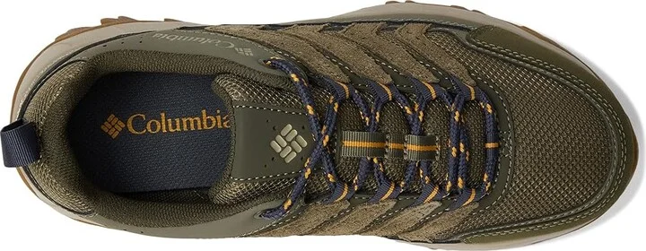 Columbia Strata Trailtm Low Women's Shoes Stone Green/Raw Honey : 6.5 B - Medium, Leather/Rubber - Image 2