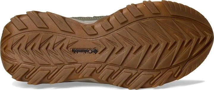 Columbia Strata Trailtm Low Women's Shoes Stone Green/Raw Honey : 6.5 B - Medium, Leather/Rubber - Image 3