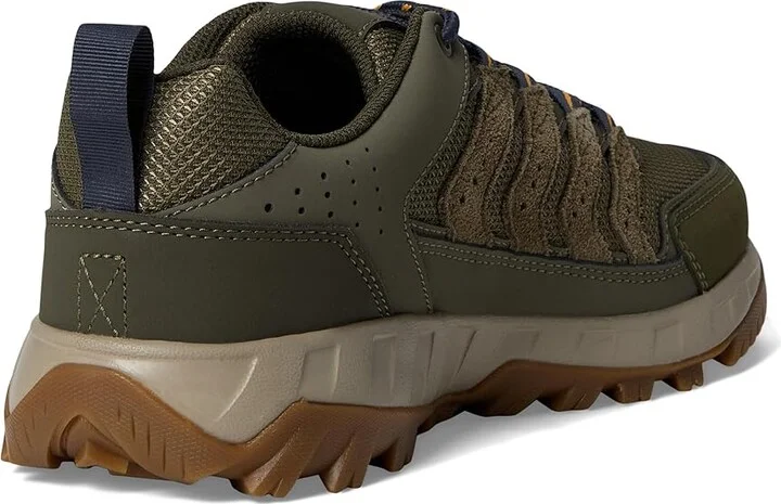 Columbia Strata Trailtm Low Women's Shoes Stone Green/Raw Honey : 6.5 B - Medium, Leather/Rubber - Image 4
