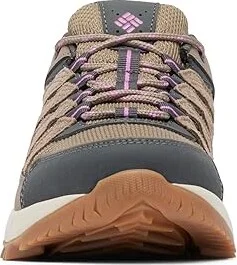 Columbia Strata Trailtm Low Women's Shoes Wet Sand/Berry Patch : 10.5 B - Medium, Leather/Rubber - Image 5