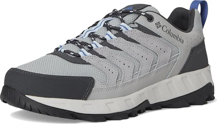 Columbia Strata Trailtm Low Wp Women's Shoes Steam/Eve : 10 B - Medium, Leather - Image 5