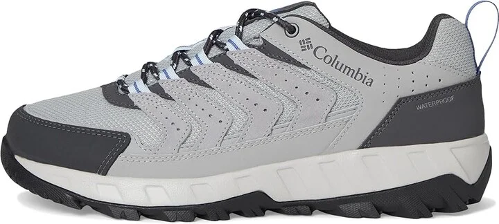 Columbia Strata Trailtm Low Wp Women's Shoes Steam/Eve : 10 B - Medium, Leather - Image 6