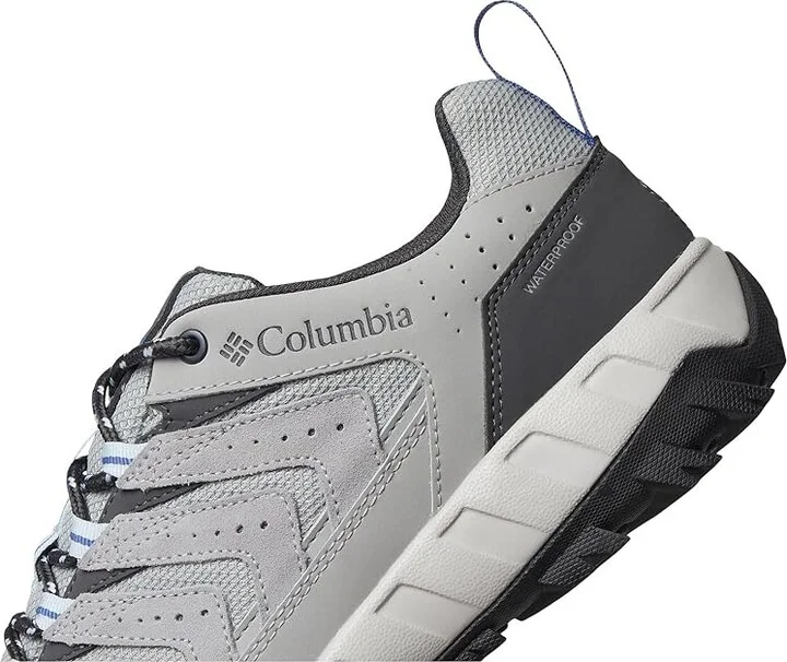 Columbia Strata Trailtm Low Wp Women's Shoes Steam/Eve : 10 B - Medium, Leather - Image 7