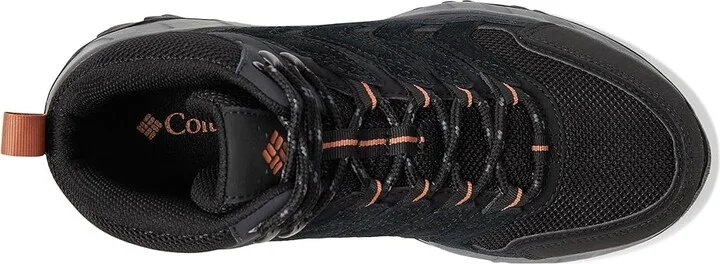 Columbia Strata Trailtm Mid Wp Men's Shoes Black/Owl : 10 D - Medium, Suede/Synthetic - Image 2