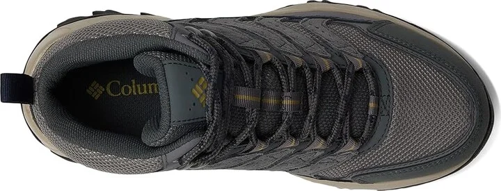 Columbia Strata Trailtm Mid Wp Men's Shoes City Grey/Savory : 10 D - Medium, Suede/Synthetic - Image 2