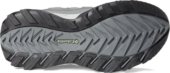Columbia Strata Trailtm Mid Wp Women's Shoes TI Grey Steel/Sage Leaf : 10 B - Medium, Leather/Rubber - Image 3