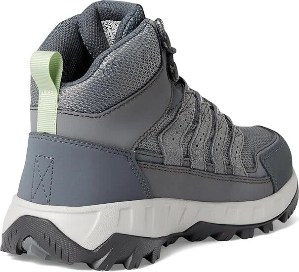Columbia Strata Trailtm Mid Wp Women's Shoes TI Grey Steel/Sage Leaf : 10 B - Medium, Leather/Rubber - Image 4
