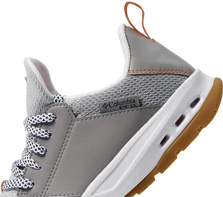Columbia Tamiamitm PFG Men's Shoes Slate Grey/Light Orange : 7 D - Medium, Textile - Image 4