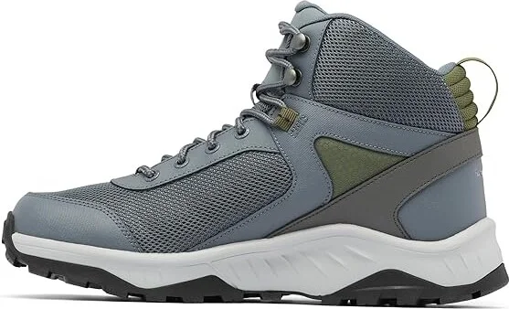 Columbia Trailstorm Ascend Waterproof Mid Men's Climbing Shoes Graphite/Nori : 11 E - Wide, Leather - Image 5