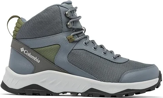 Columbia Trailstorm Ascend Waterproof Mid Men's Climbing Shoes Graphite/Nori : 11 E - Wide, Leather - Image 6