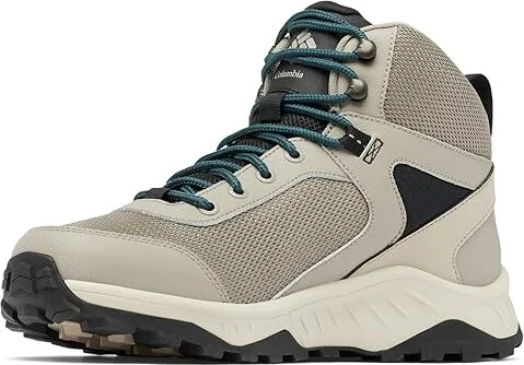 Columbia Trailstorm Ascend Waterproof Mid Men's Climbing Shoes Kettle/Night Wave : 7.5 D - Medium, Leather - Image 5