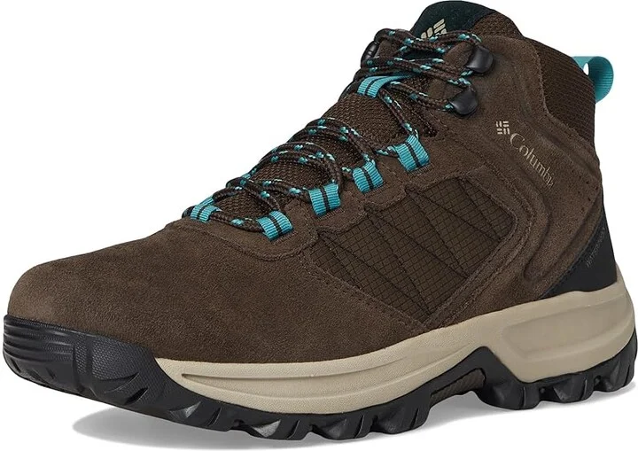 Columbia Transverse Suede Women's Climbing Shoes Cordovan/Teal : 9.5 D - Wide - Image 5