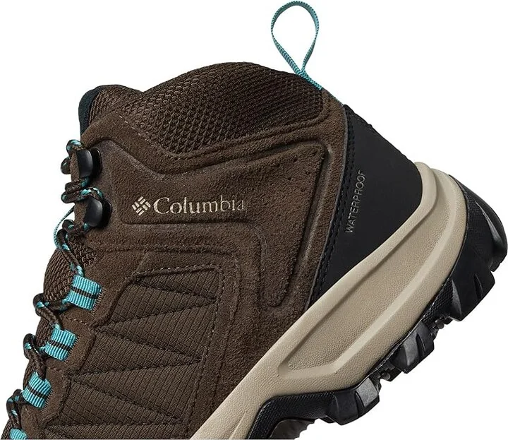 Columbia Transverse Suede Women's Climbing Shoes Cordovan/Teal : 9.5 D - Wide - Image 7