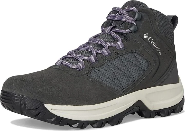 Columbia Transverse Suede Women's Climbing Shoes Grill/Granite Purple : 11 D - Wide - Image 5