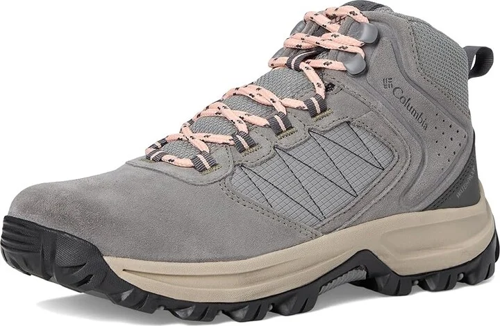 Columbia Transverse Suede Women's Climbing Shoes Stratus/Blush Rose : 8 B - Medium - Image 5