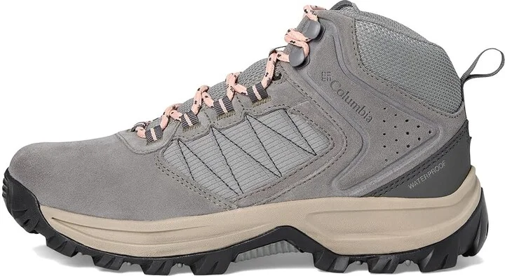 Columbia Transverse Suede Women's Climbing Shoes Stratus/Blush Rose : 8 B - Medium - Image 6