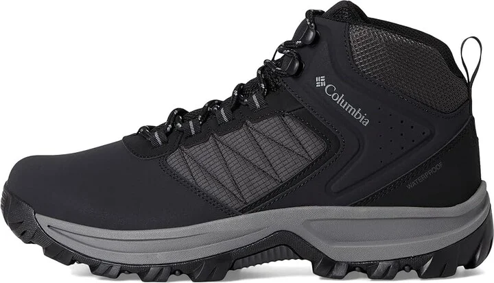 Columbia Transversetm Hike Waterproof Men's Shoes Black/Titanium Grey Steel : 9 E - Wide, Leather - Image 6