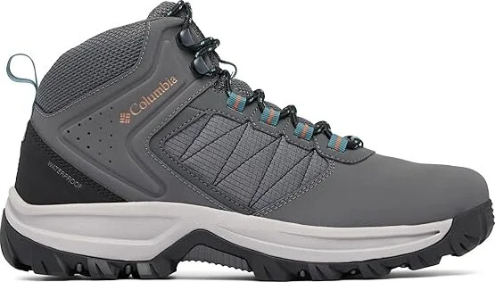 Columbia Transversetm Hike Waterproof Men's Shoes Dark Grey/Cloudburst : 10 D - Medium, Leather - Image 7