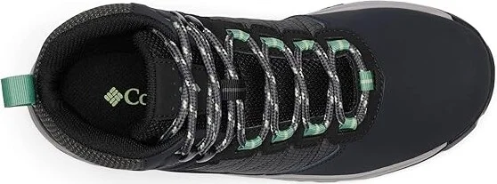 Columbia Transversetm Hike Waterproof Women's Shoes Black/Sage Leaf : 10 D - Wide, Leather - Image 2