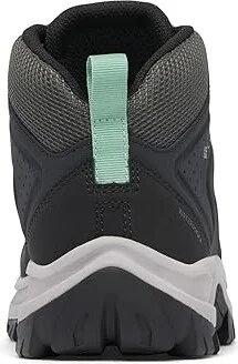 Columbia Transversetm Hike Waterproof Women's Shoes Black/Sage Leaf : 10 D - Wide, Leather - Image 4