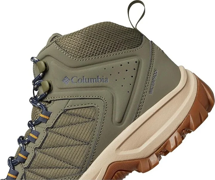 Columbia Transversetm Hike Waterproof Women's Shoes Stone Green/Raw Honey : 10.5 B - Medium, Leather - Image 7