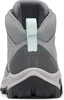 Columbia Transversetm Hike Waterproof Women's Shoes Titanium Grey Steel/Juicy : 10 D - Wide, Leather - Image 4