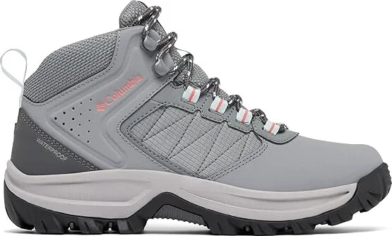Columbia Transversetm Hike Waterproof Women's Shoes Titanium Grey Steel/Juicy : 10 D - Wide, Leather - Image 7